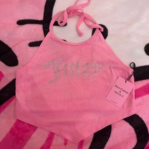 *SOLD*🎀juicy couture x forever 21 rhinestone crop top🎀